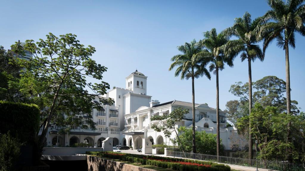 Esse é o Hotel Palácio Tangará