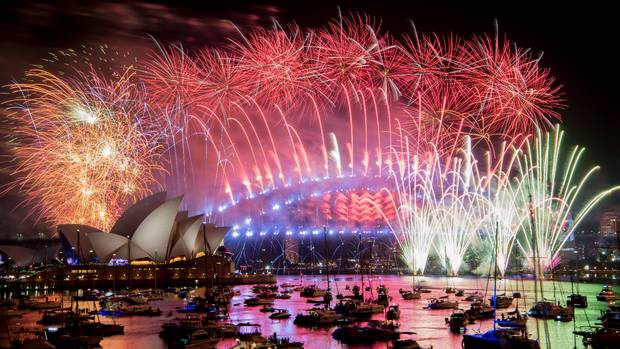 O réveillon em Sydney é um verdadeiro espetáculo