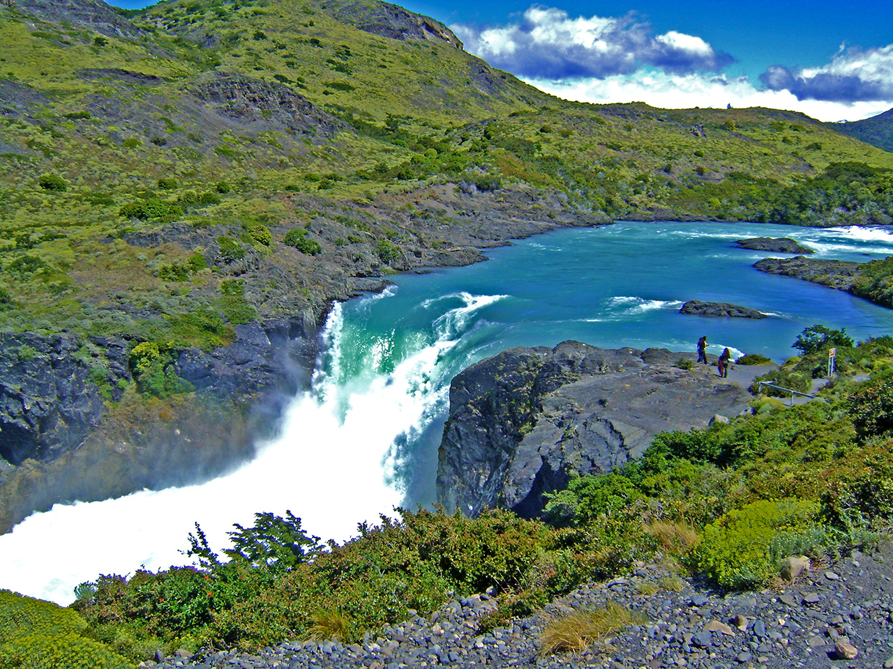 Salto Grande é uma das paisagens que você encontra na patagônia chilena