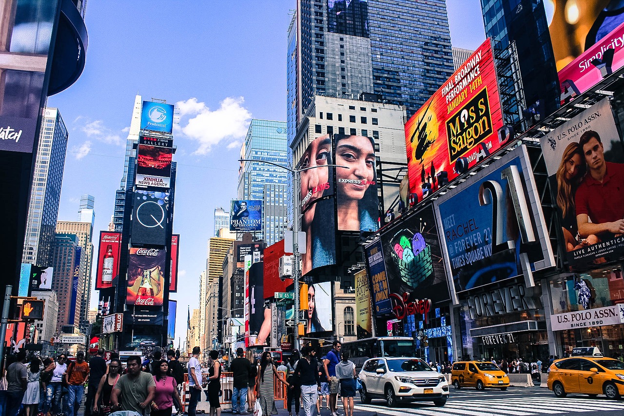 Passeio pela Broadway em Manhattan