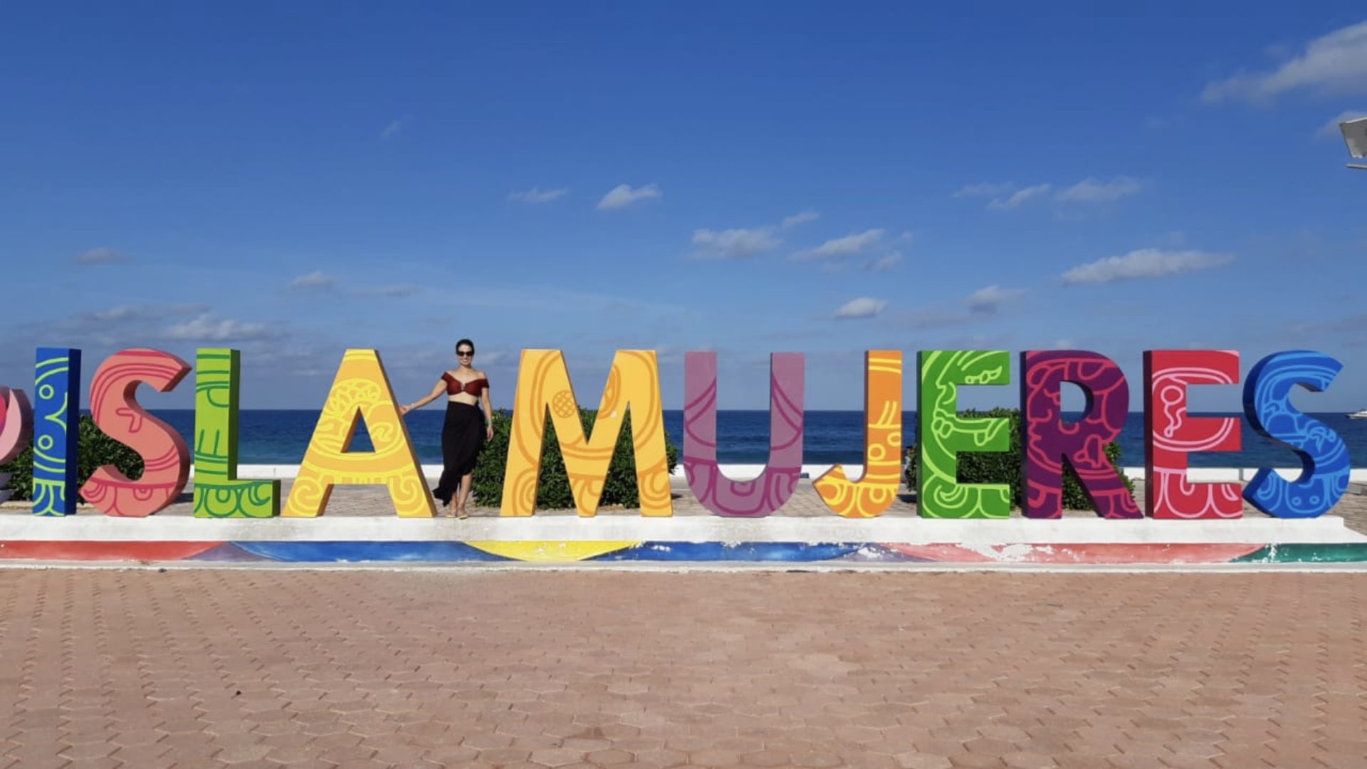 Letreiro de Isla Mujeres