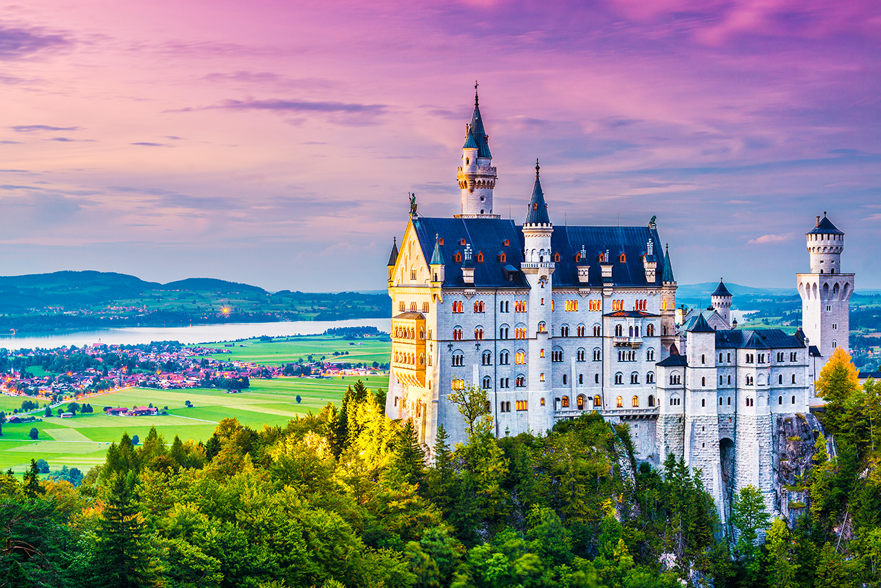 Castelo de Neuschwanstein na Alemanha