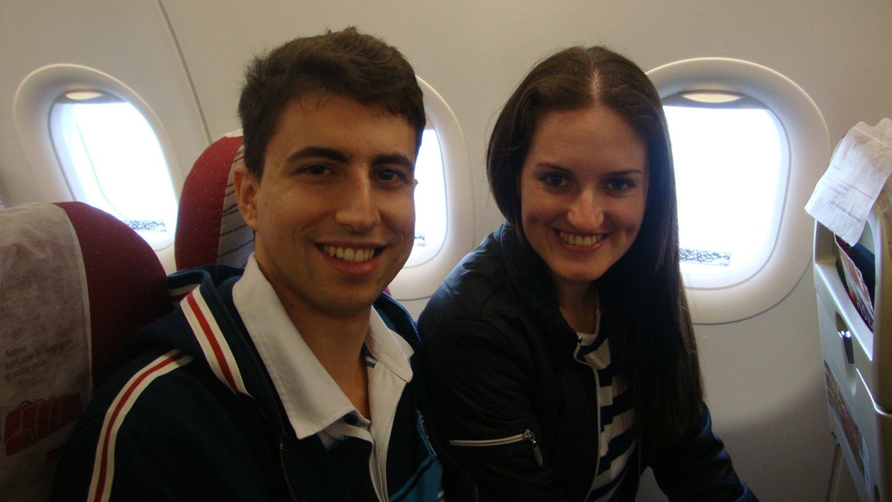 Viagem de avião para Porto Alegre