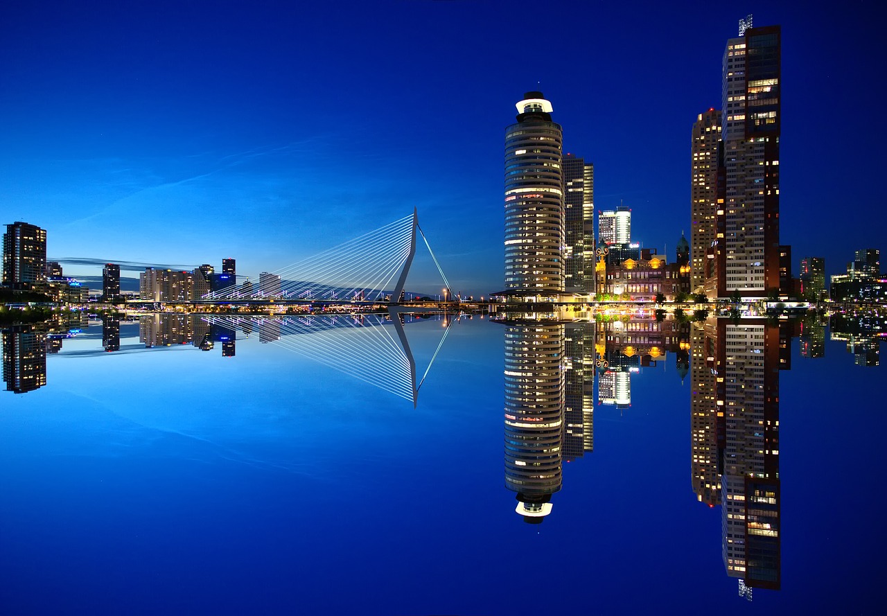 Arquitetura de Rotterdam na Holanda