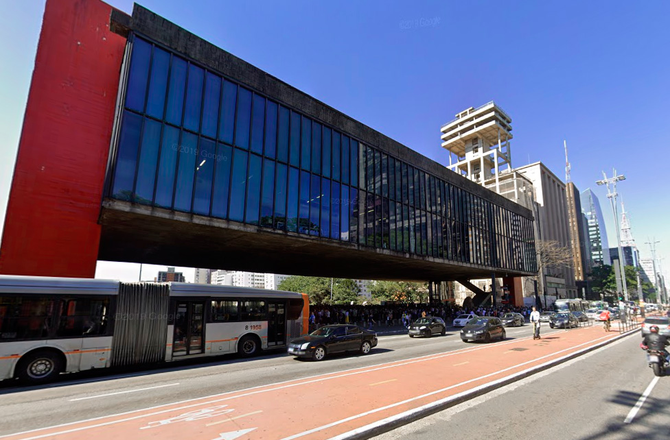 O MASP fica localizado na Avenida Paulista