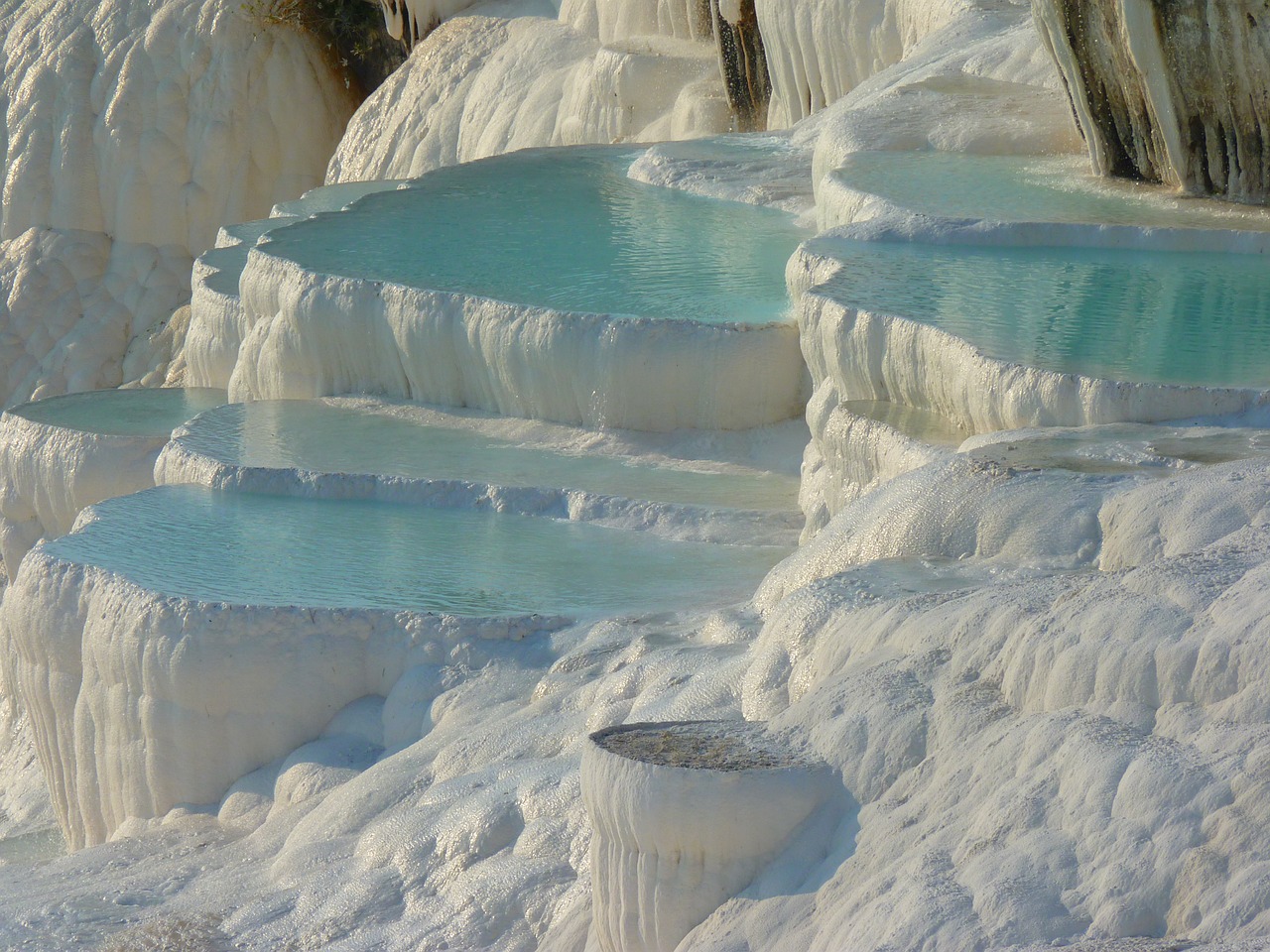 Piscinas termais de Pamukkale