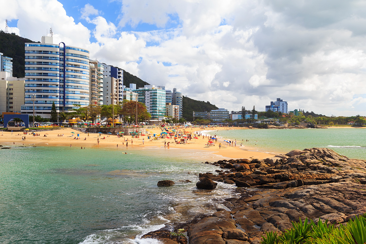 Essa é a Praia da Sereia em Vila Velha