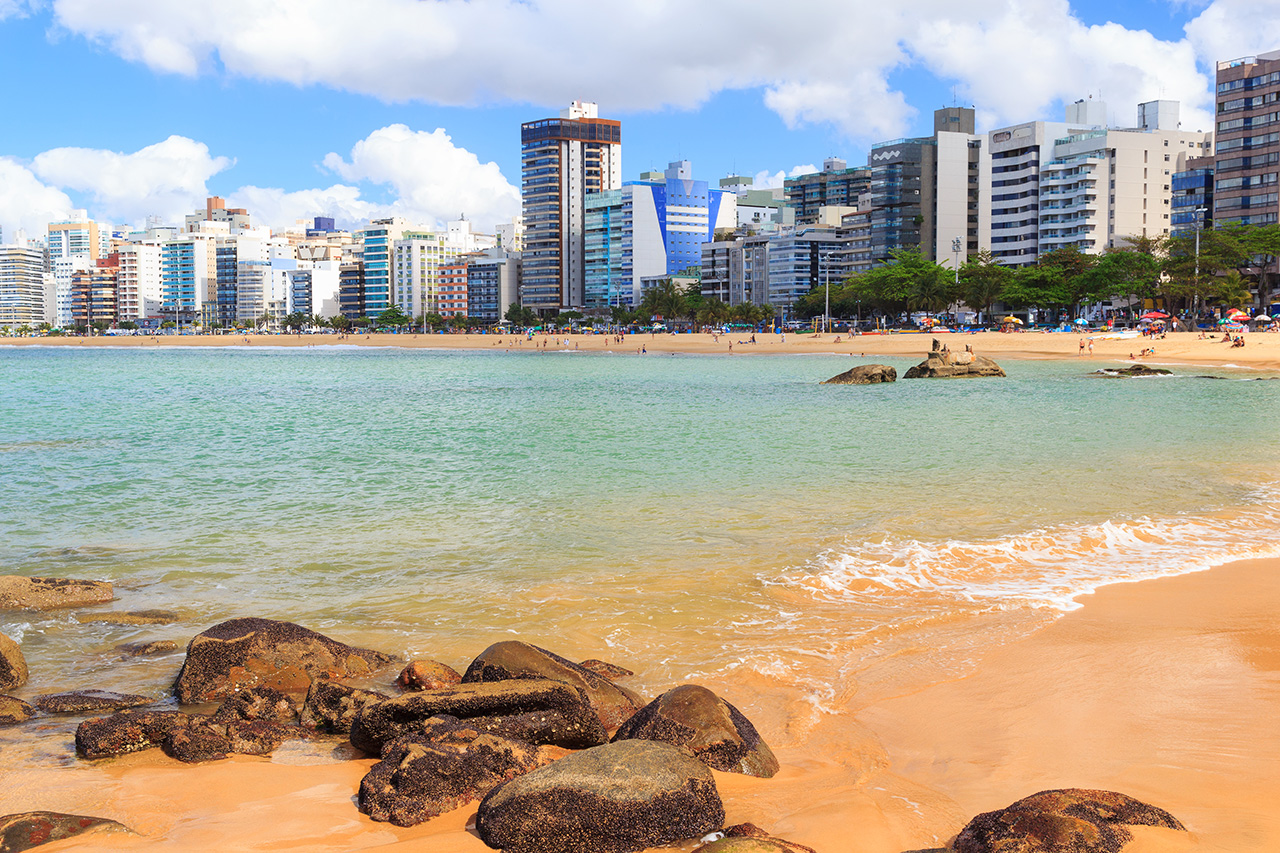 Vista da cidade de Vila Velha no Espírito Santo