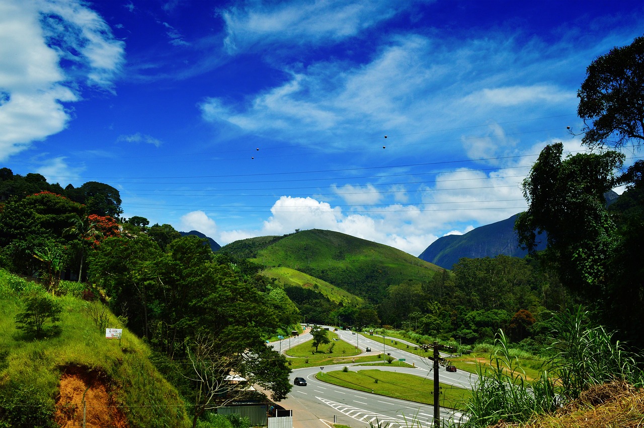 Vista da natureza de Petrópolis