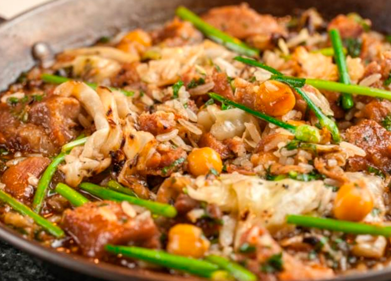 Arroz com suã é um dos pratos típicos de Goiás