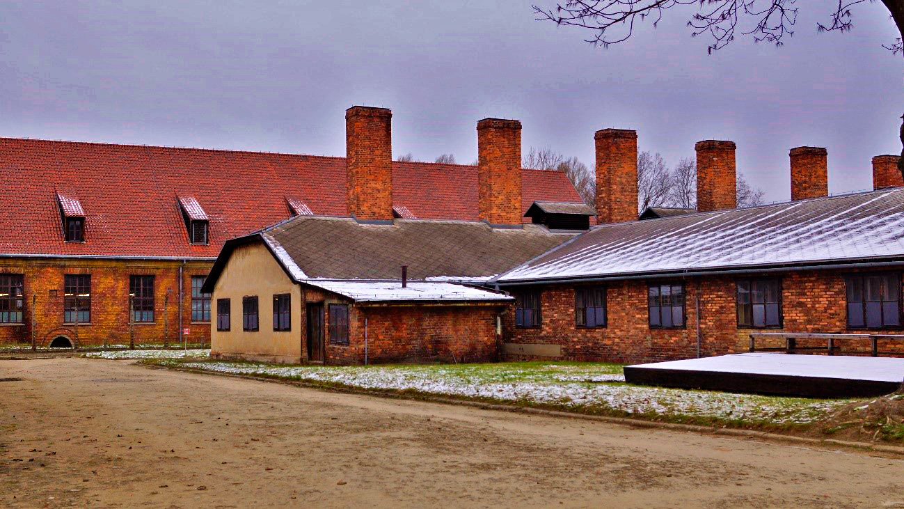 Prédio onde ficava a cozinha de Auschwitz