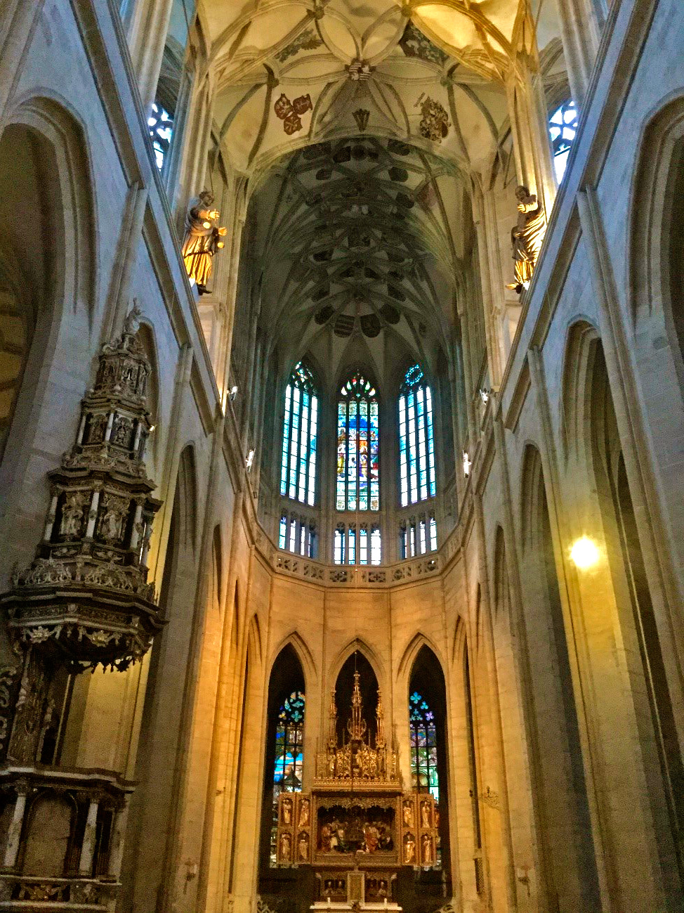 Interior da Igreja de Santa Bárbara