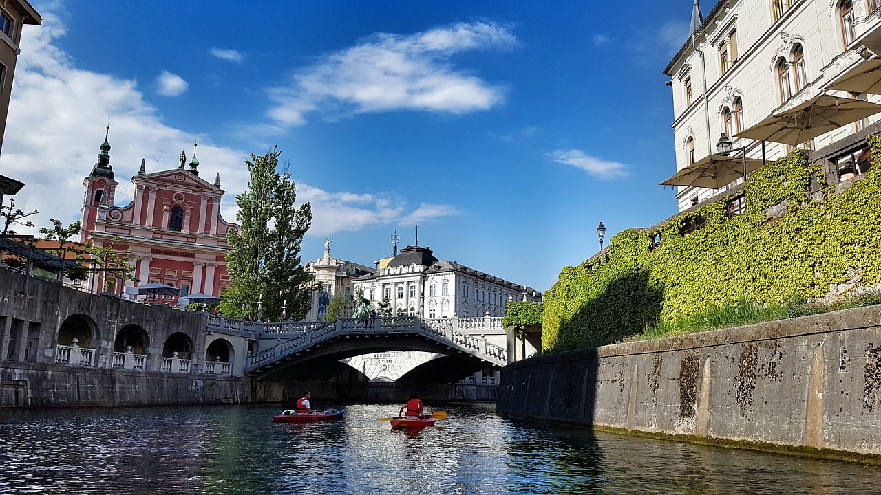 Arquitetura medieval de Ljubljana na Eslovênia