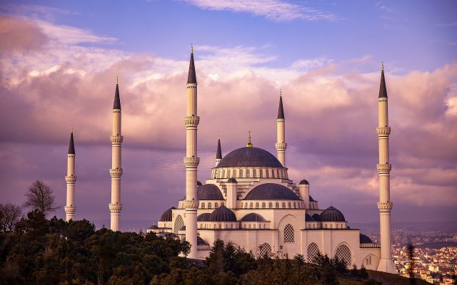 Mesquita de Istambul na Turquia
