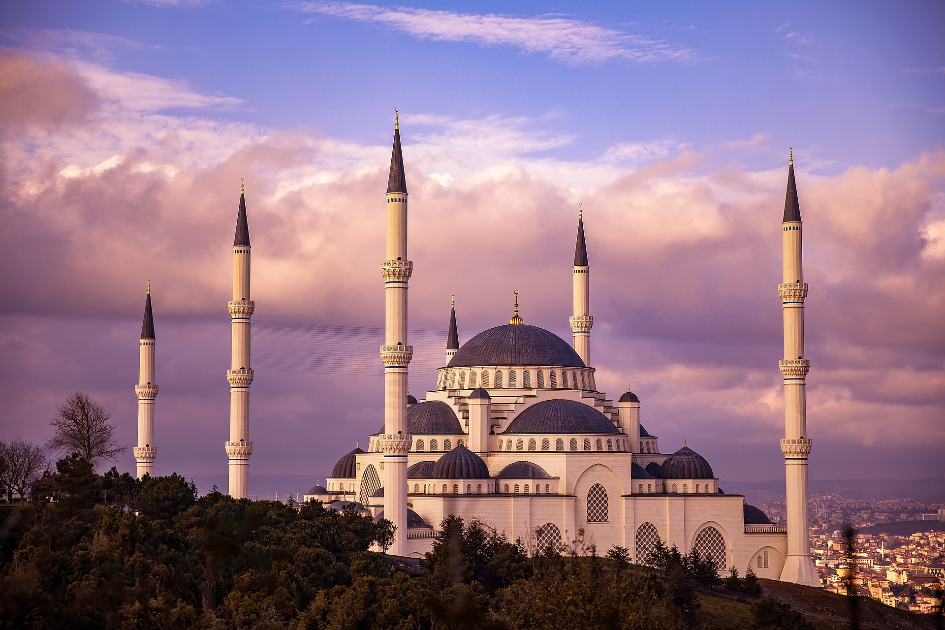 Mesquita de Istambul na Turquia