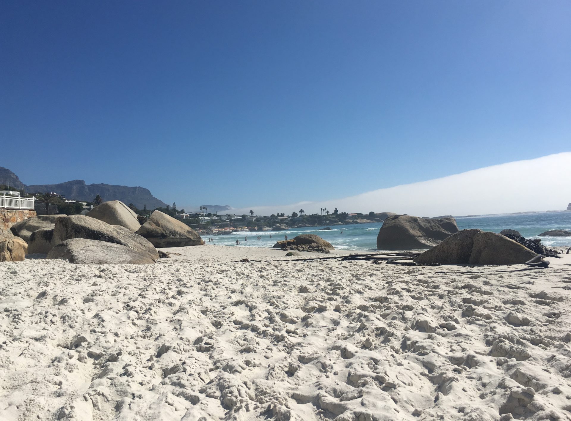 Uma das praias de Clifton