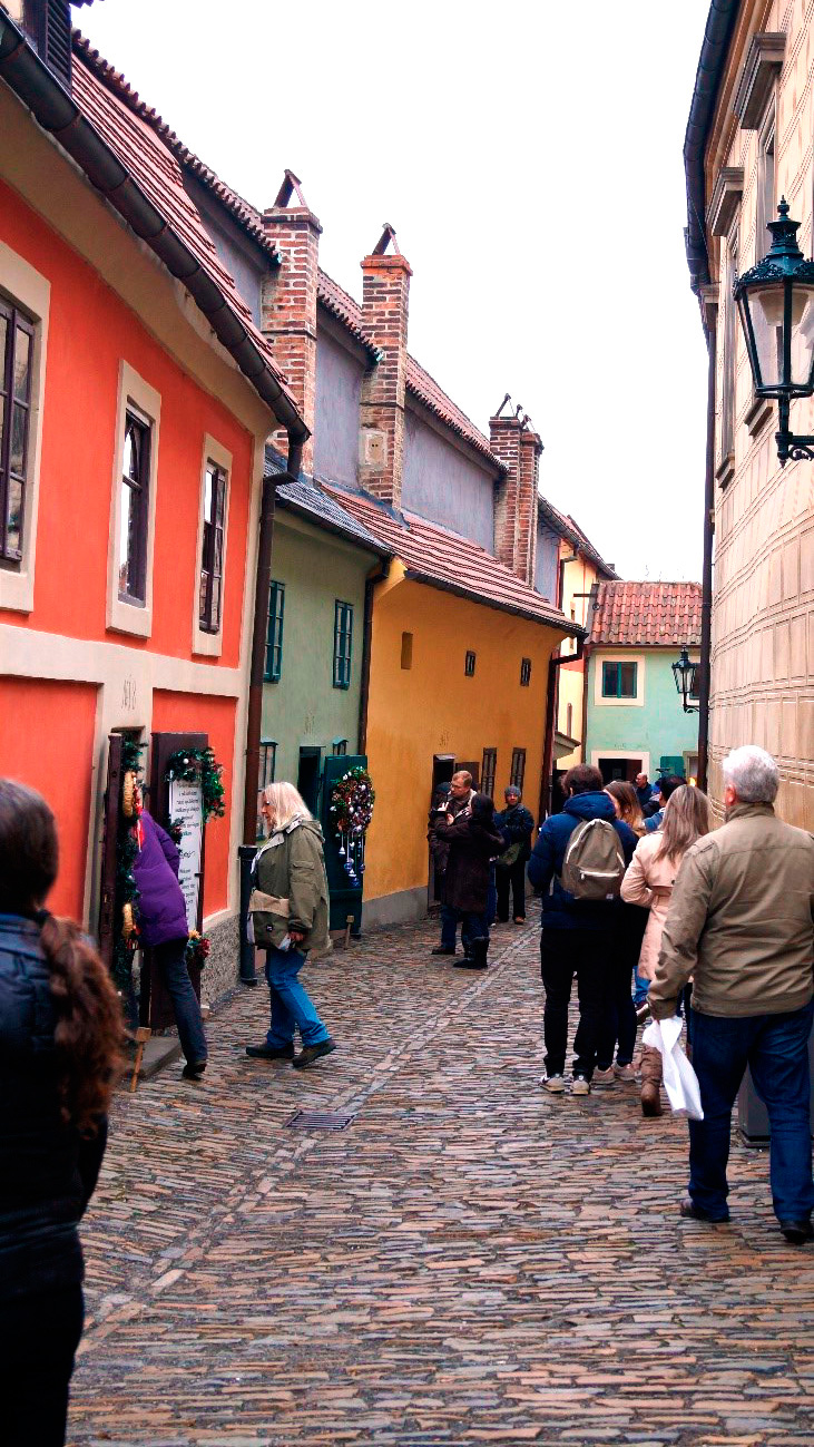 Rua do Ouro em Praga