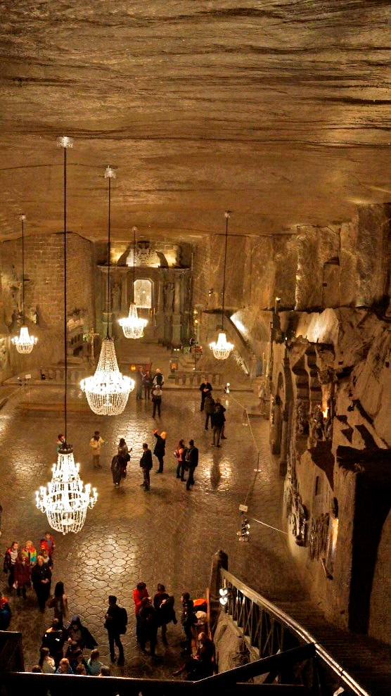 Salão da Minas de Sal de Wieliczka