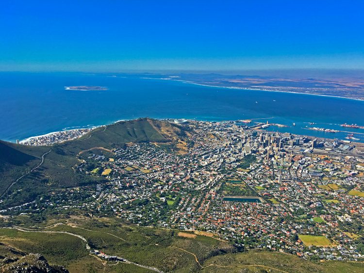 Nenhuma foto é capaz de representar a beleza da vista de cima da Table Mountain