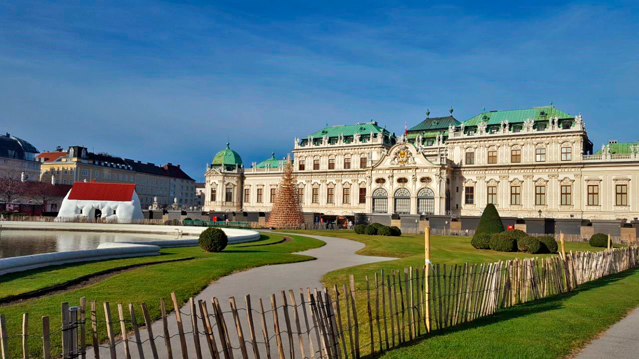 O Palácio Belvedere de Viena é Patrimônio Mundial da Unesco