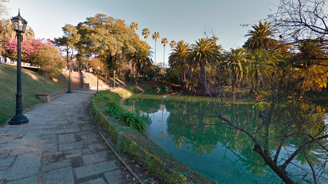 Linda natureza do Parque Rodó em Montevideo