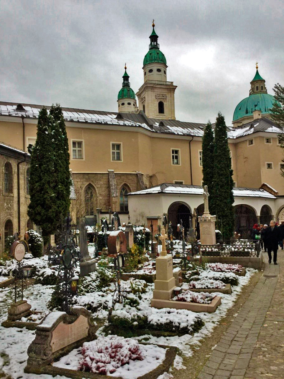 Uma das vistas da Catedral de Salzburg