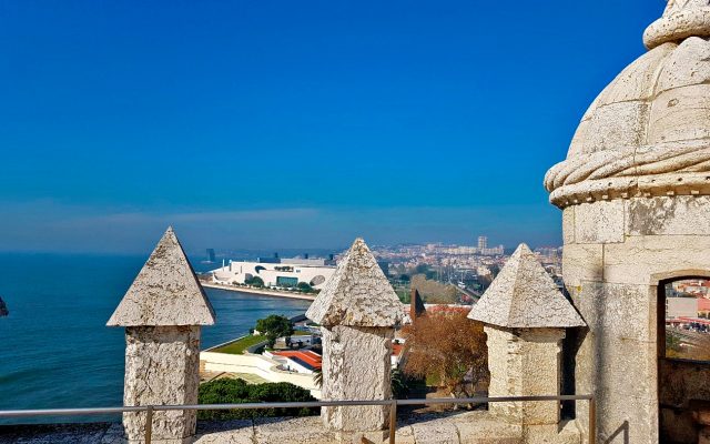 Vista de Lisboa em Portugal