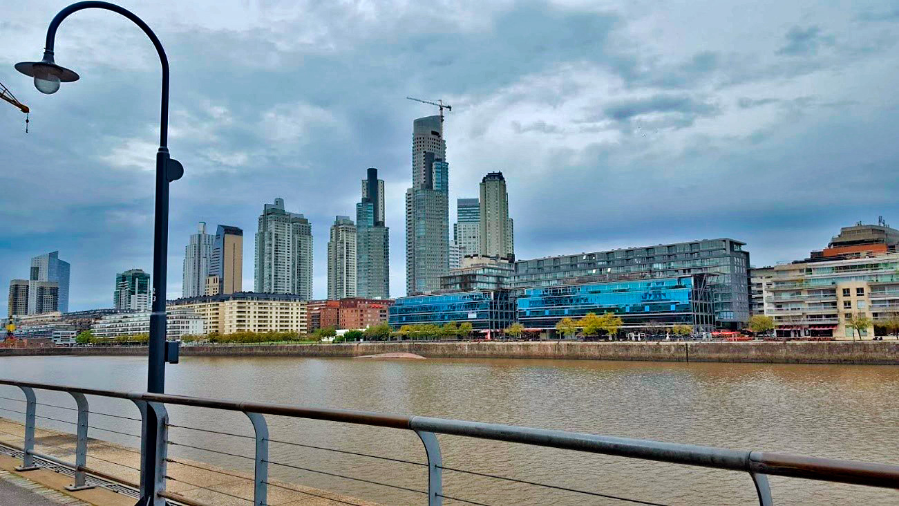 Caminhada no Puerto Madero