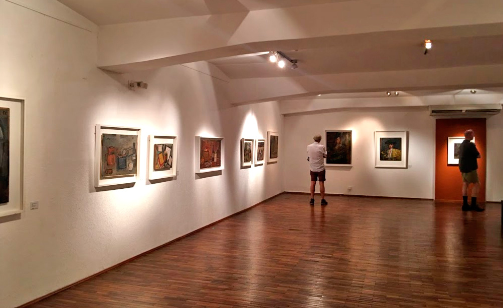 Espaço interno do Museu Torres García