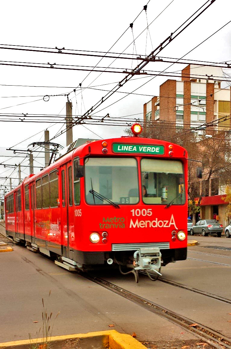 O charmoso transporte de Mendoza na Argentina