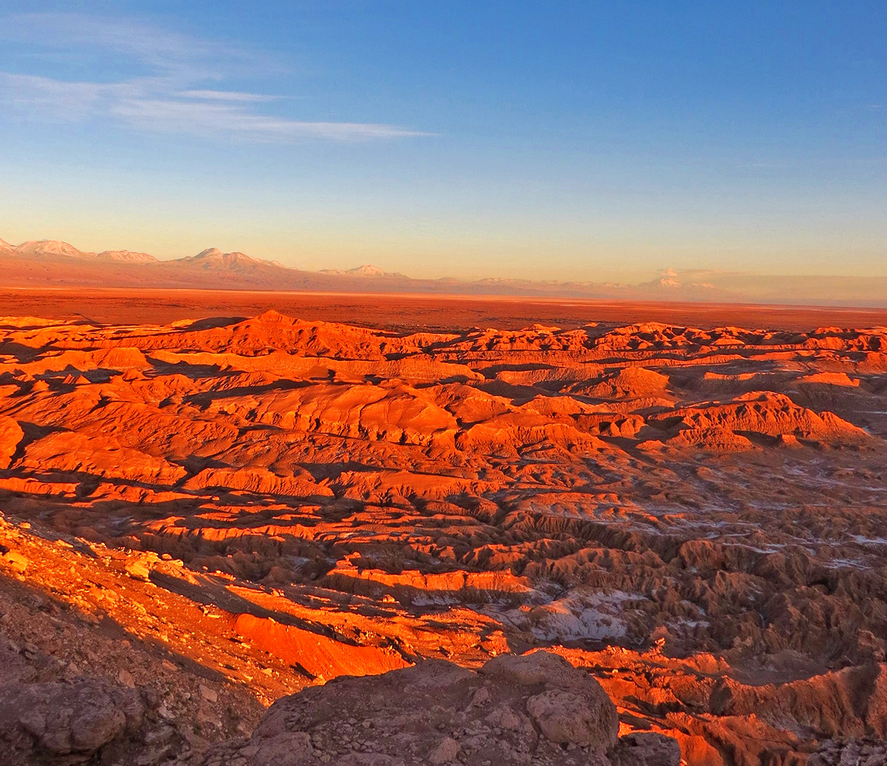 Vale da Lua no Deserto do Atacama
