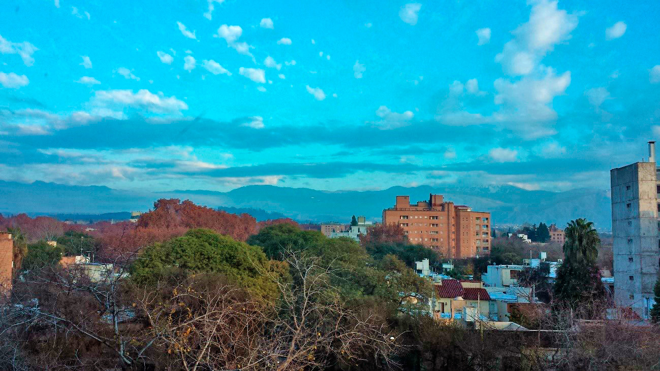 Vista da Cordilheira dos Andes do Diplomatic Hotel