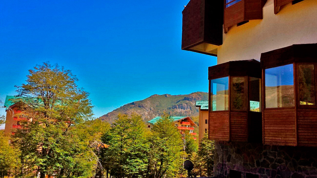 Vista do lindo Hotel Termas de Chillán