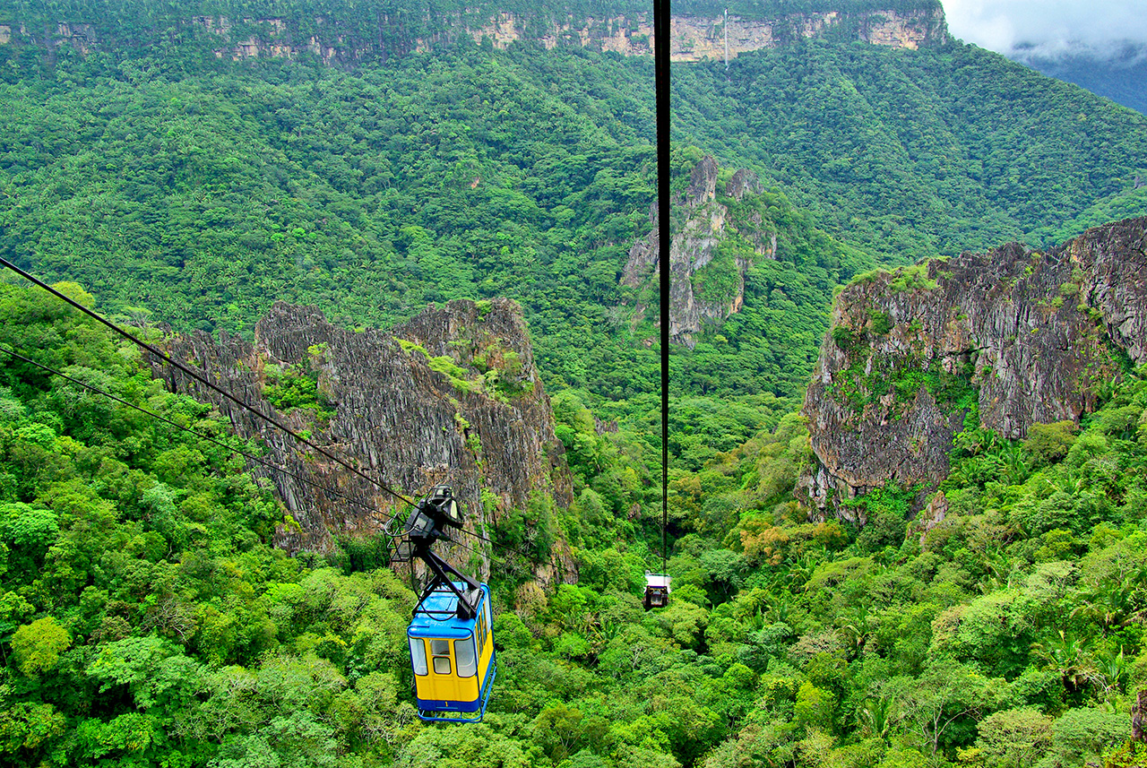 O Parque Nacional de Ubajara é um dos parques do Ceará