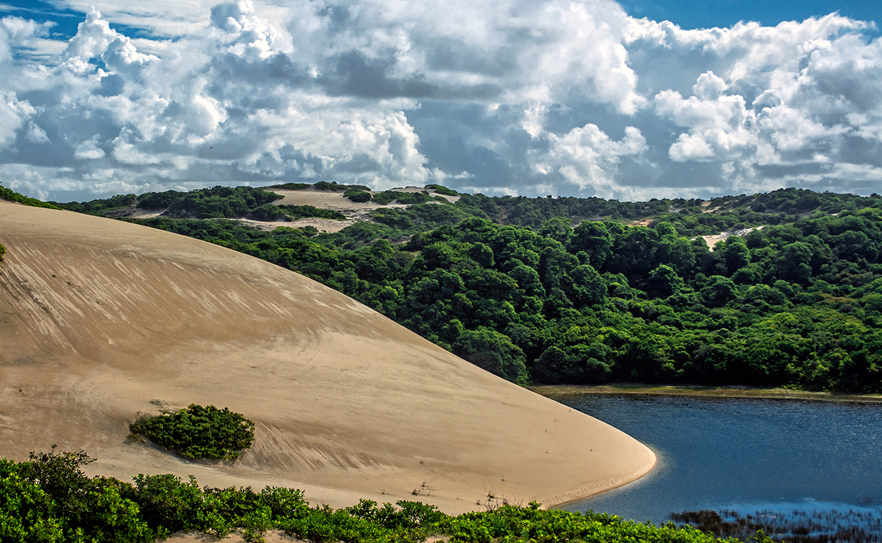 O Parque Nacional de Dunas de Genipabu é um dos parques do Rio Grande do Norte