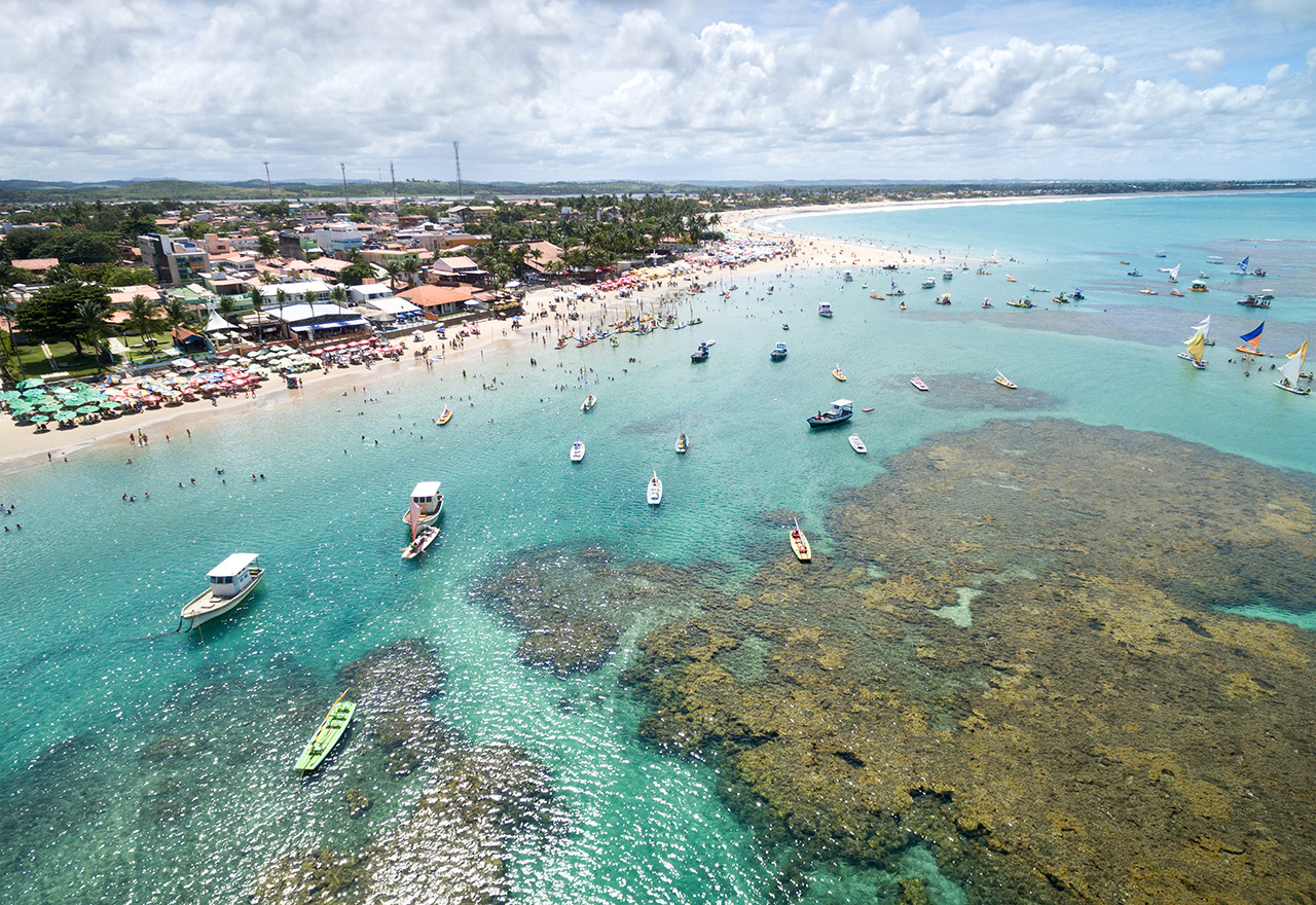 Essas são as belezas da praia de Porto de Galinhas