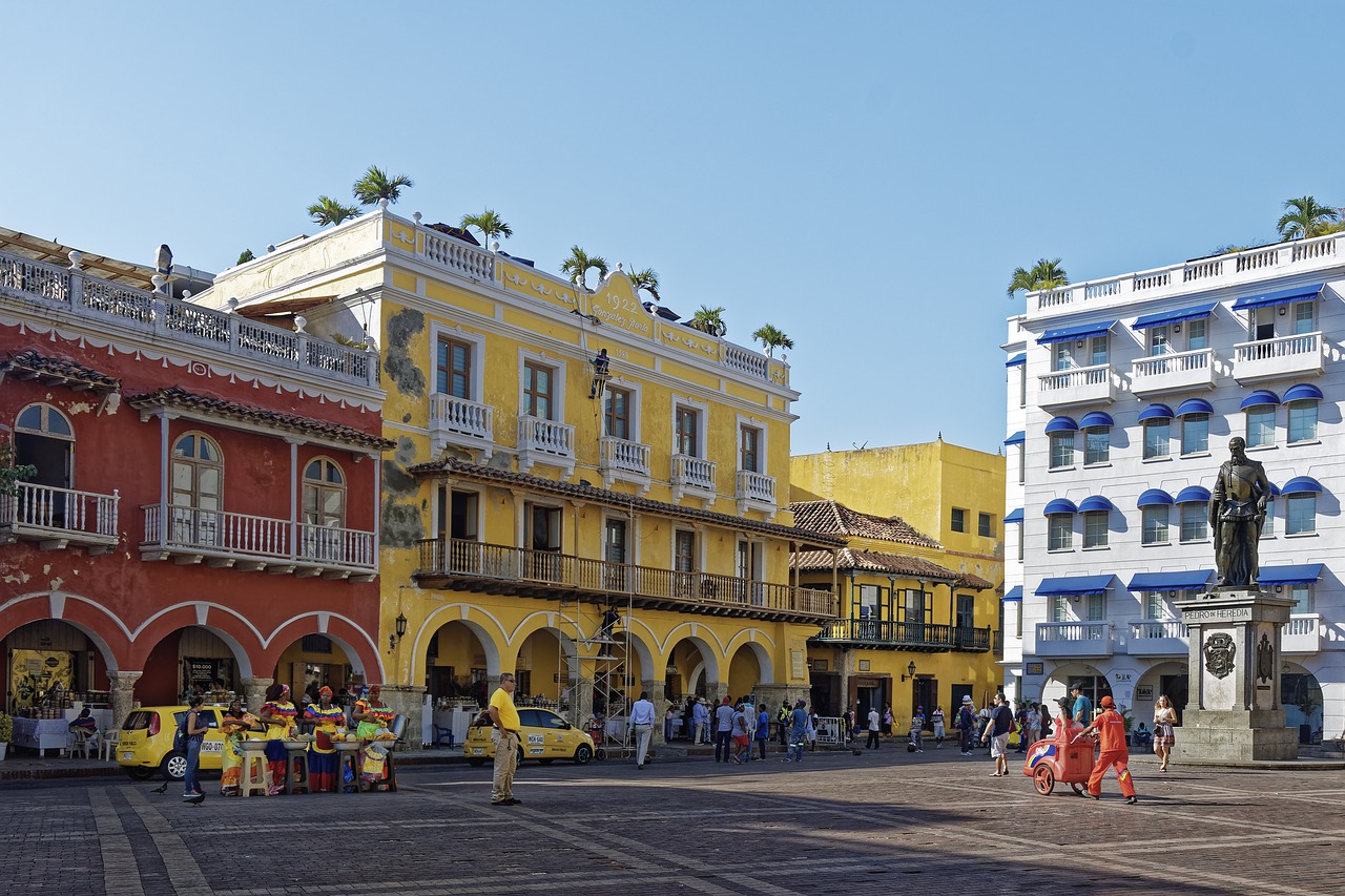 O monumento Pedro de Heredia pode ser visto no centro histórico