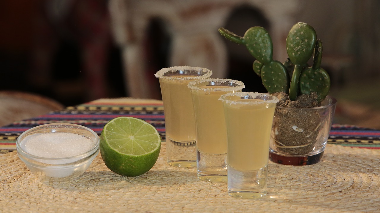 A tequila faz parte da gastronomia do México