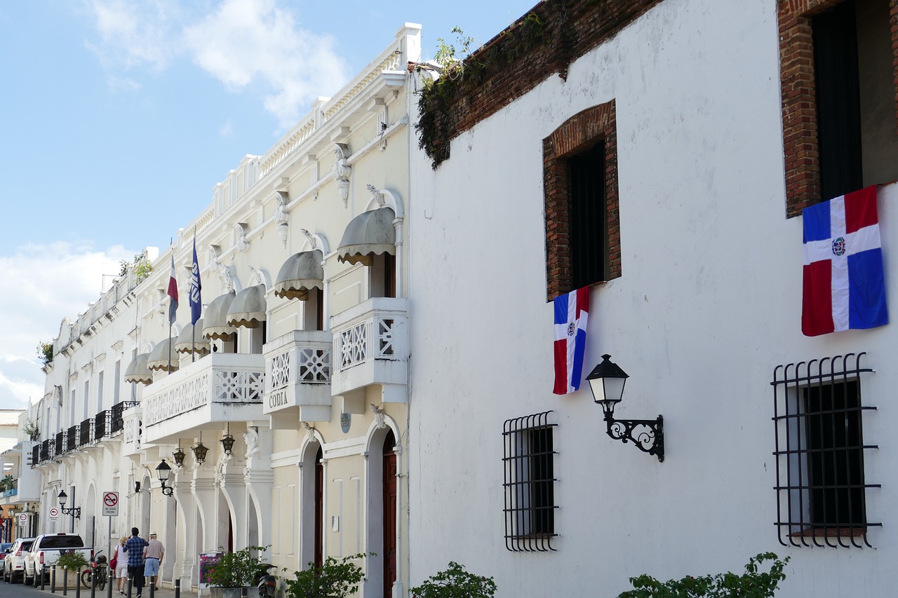 Vista de uma das ruas de Santo Domingo