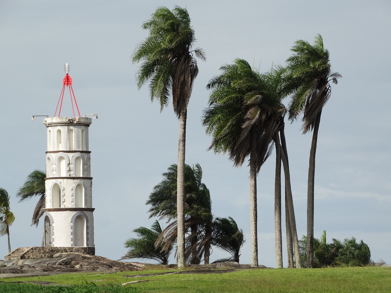 O Farol Kourou é uma das atrações turísticas da Guiana Francesa
