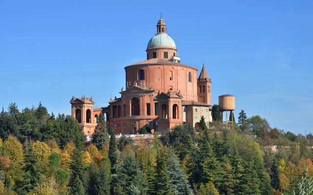 Esse é o Santuário Madonna San Luca que conhecemos na nossa viagem a Bolonha