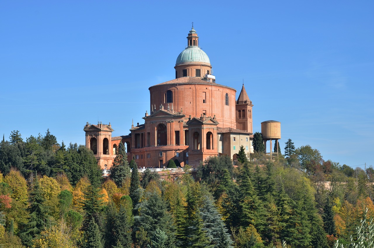 Esse é o Santuário Madonna San Luca que conhecemos na nossa viagem a Bolonha