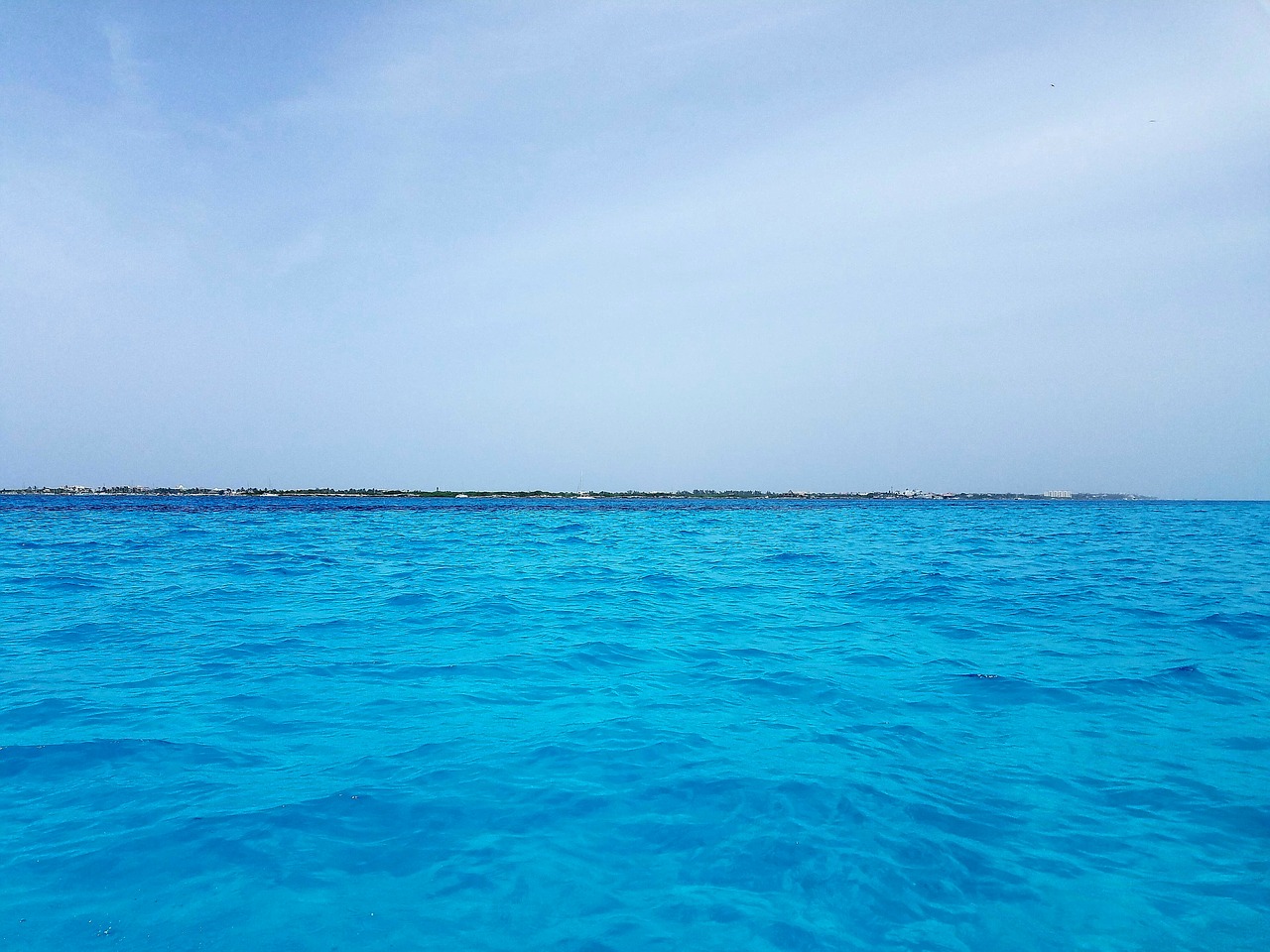 Incrível esse tom de azul do Mar do Caribe em Isla Mujeres, não é verdade?