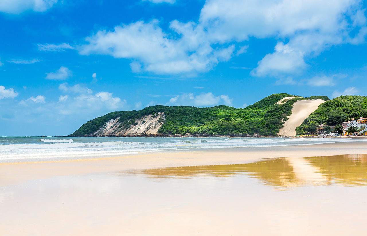 Linda vista da Praia de Ponta Negra em Natal