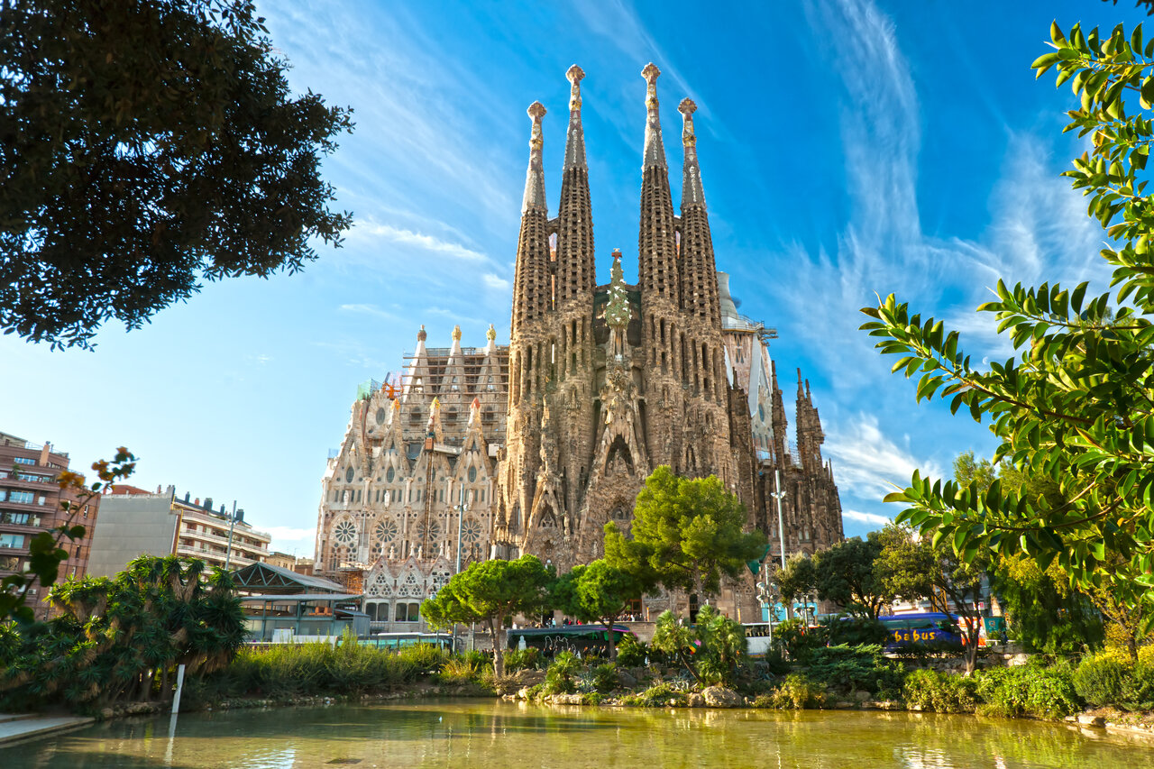 Sagrada família em Barcelona