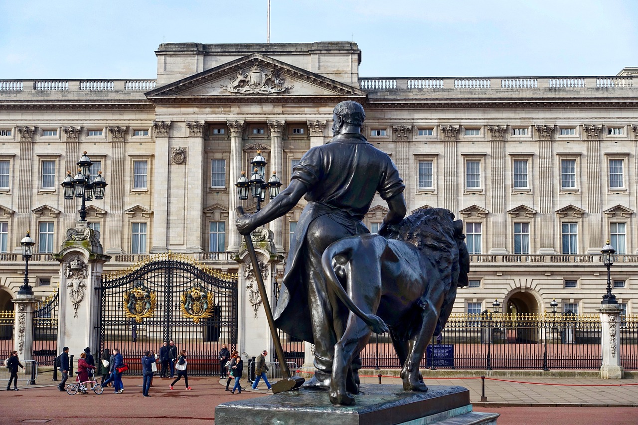 Esse é o Palácio de Buckingham em Londres