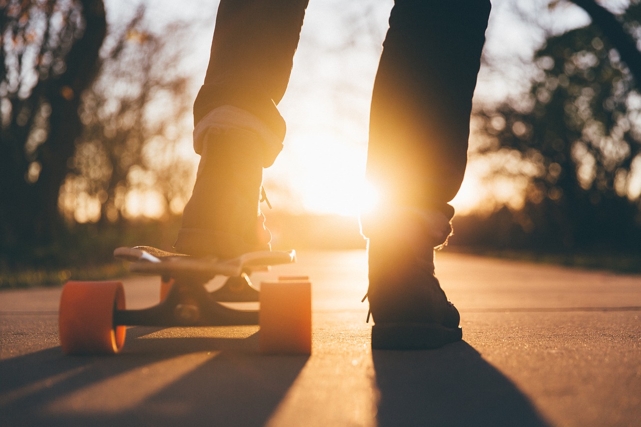 São muitos os benefícios de andar de skate