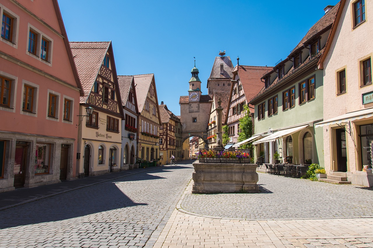 Com o seguro viagem Alemanha você pode conhecer as ruas de Rothenburg Ob Der Tauber