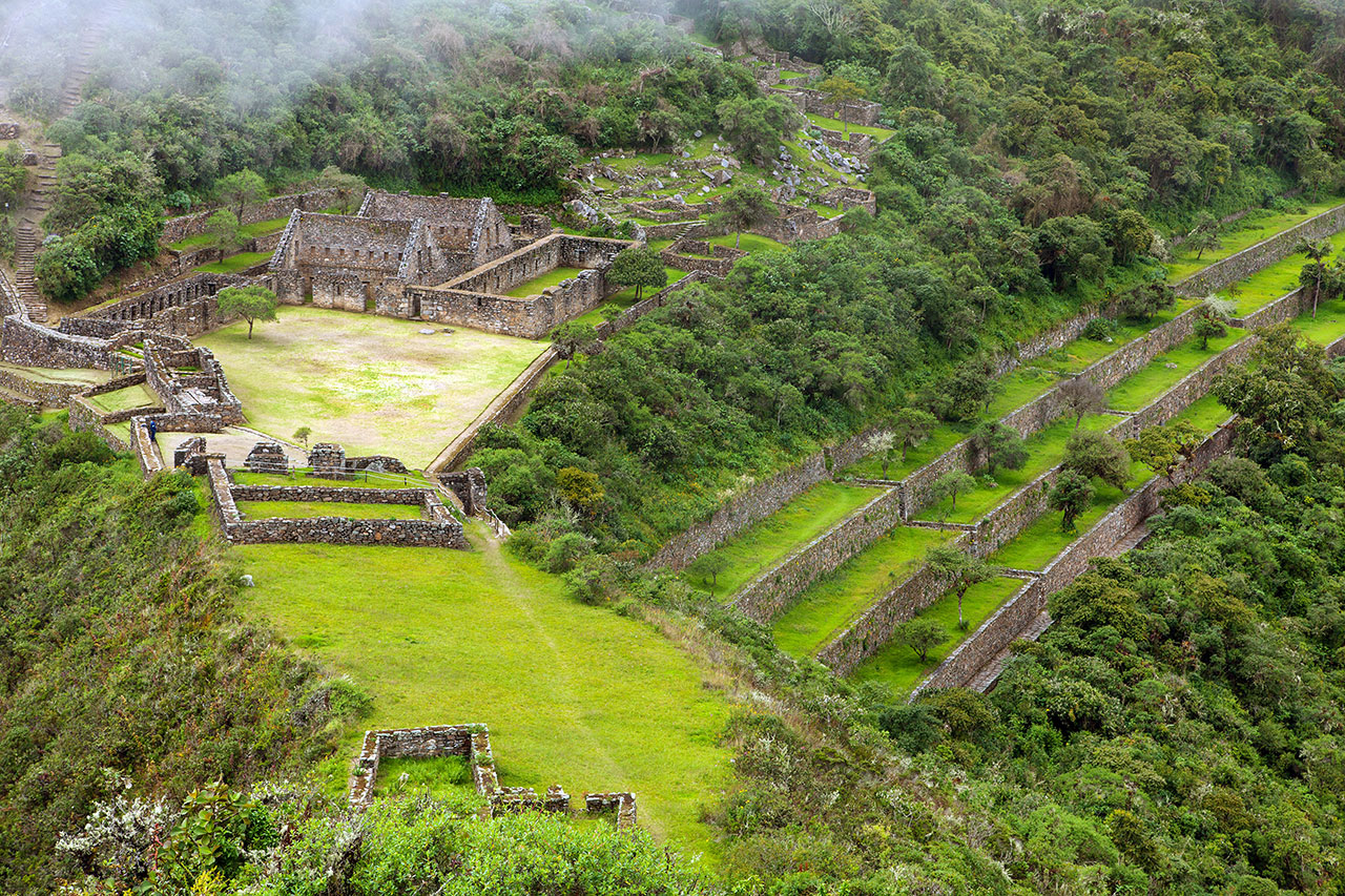As ruínas de Choquequirao são tão belas quanto as de Machu Picchu
