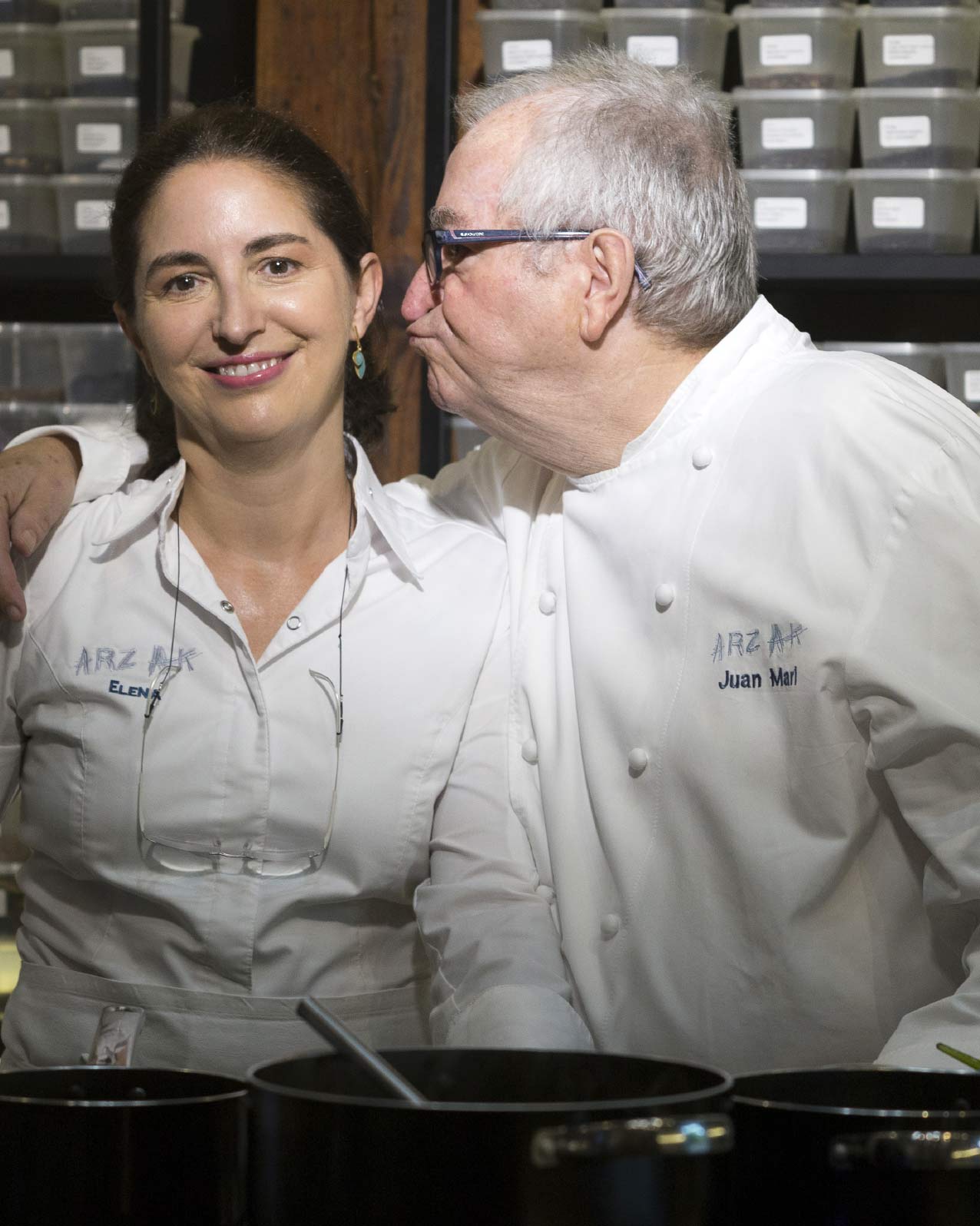 Chefs Juan e Elena Arzak de San Sebastián (Foto: divulgação)